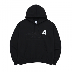 BIG A LOGO HOODIE BLACK