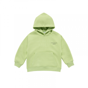 KIDS BASIC LOGO HOODIE LIGHT GREEN