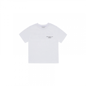 KIDS BASIC LOGO SHORT SLEEVE T-SHIRT WHITE