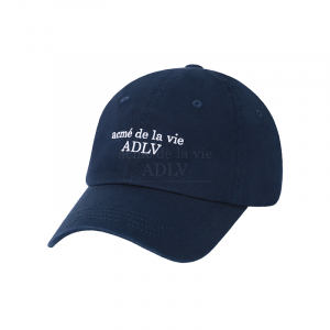 BASIC SMALL LOGO BALL CAP NAVY