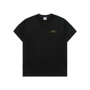 UPSIDE DOWN BASIC LOGO SHORT SLEEVE T-SHIRT BLACK