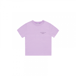 KIDS BASIC LOGO SHORT SLEEVE T-SHIRT LIGHT PURPLE