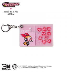 THE POWERPUFF GIRLS X acmé de la vie Blossom acrylic shaker keyring PINK