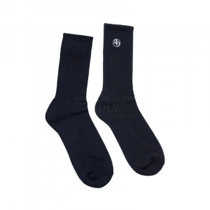 CIRCLE SYMBOL SOCKS BLACK