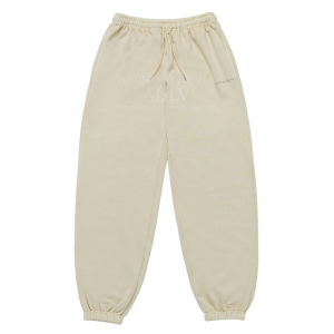 BASIC LOGO PIGMENT WASHING PANTS IVORY