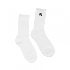 CIRCLE SYMBOL SOCKS WHITE