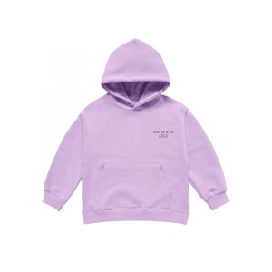 KIDS BASIC LOGO HOODIE LIGHT PURPLE