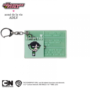 THE POWERPUFF GIRLS X acmé de la vie Buttercup acrylic shaker keyring GREEN