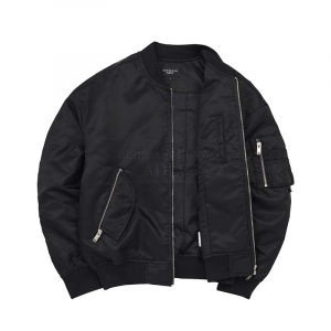 ADLV PRINT MA-1 JACKET BLACK