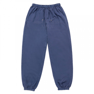 BASIC LOGO PIGMENT WASHING PANTS NAVY