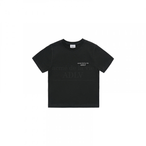 KIDS BASIC LOGO SHORT SLEEVE T-SHIRT BLACK