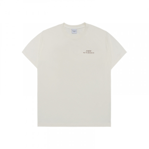 UPSIDE DOWN BASIC LOGO SHORT SLEEVE T-SHIRT CREAM