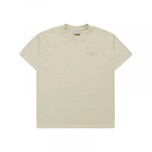 BASIC LOGO PIGMENT WASHING SHORT SLEEVE T-SHIRT IVORY