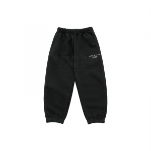 KIDS BASIC LOGO PANTS BLACK