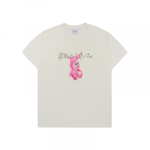 RETRO RABBIT SHORT SLEEVE T-SHIRT CREAM