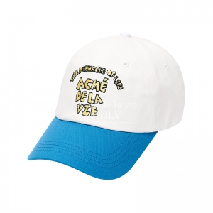 TWO-TONE COLOR EMBROIDERY BALL CAP BLUE GREEN